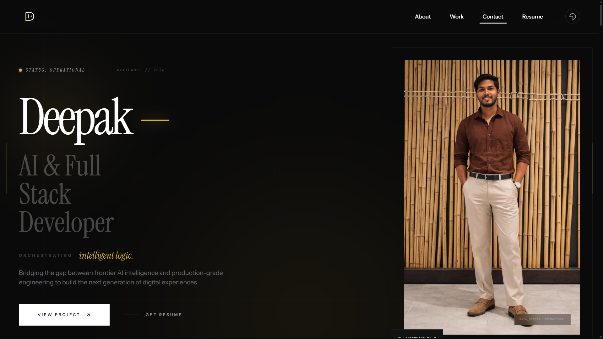 DEEPAK PARAGI PORTFOLIO screenshot 1
